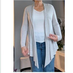 Banana Republic thin gray casual open drape cardigan M